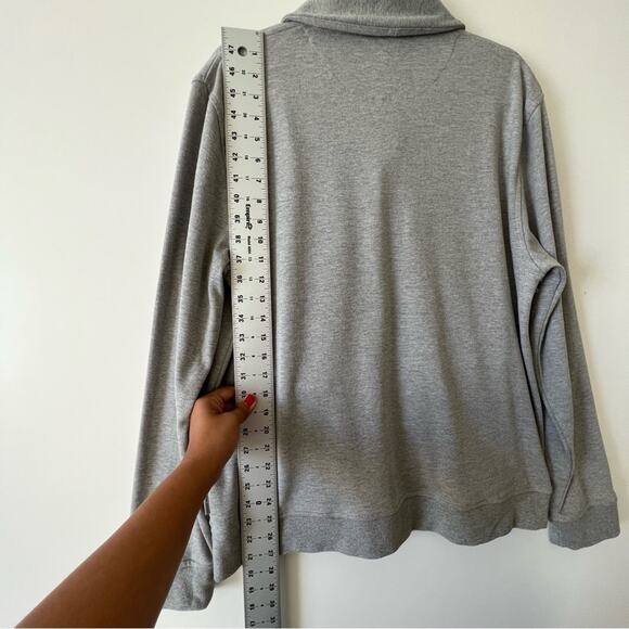 Ted Baker Button Through Classic Collar Cardigan Sweater Grey Mens XL - Picture 14 of 16